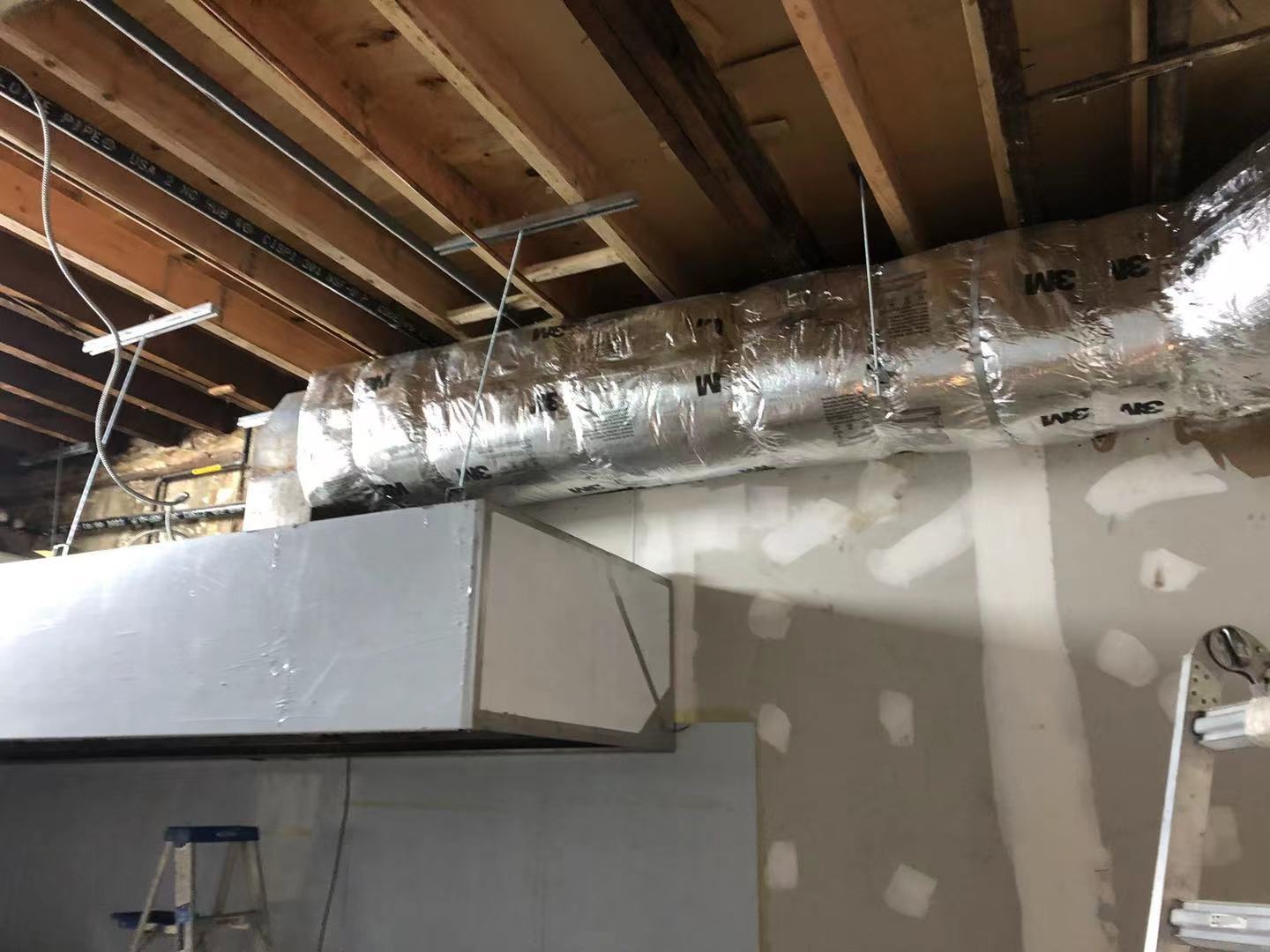 Commercial duct insulation pack