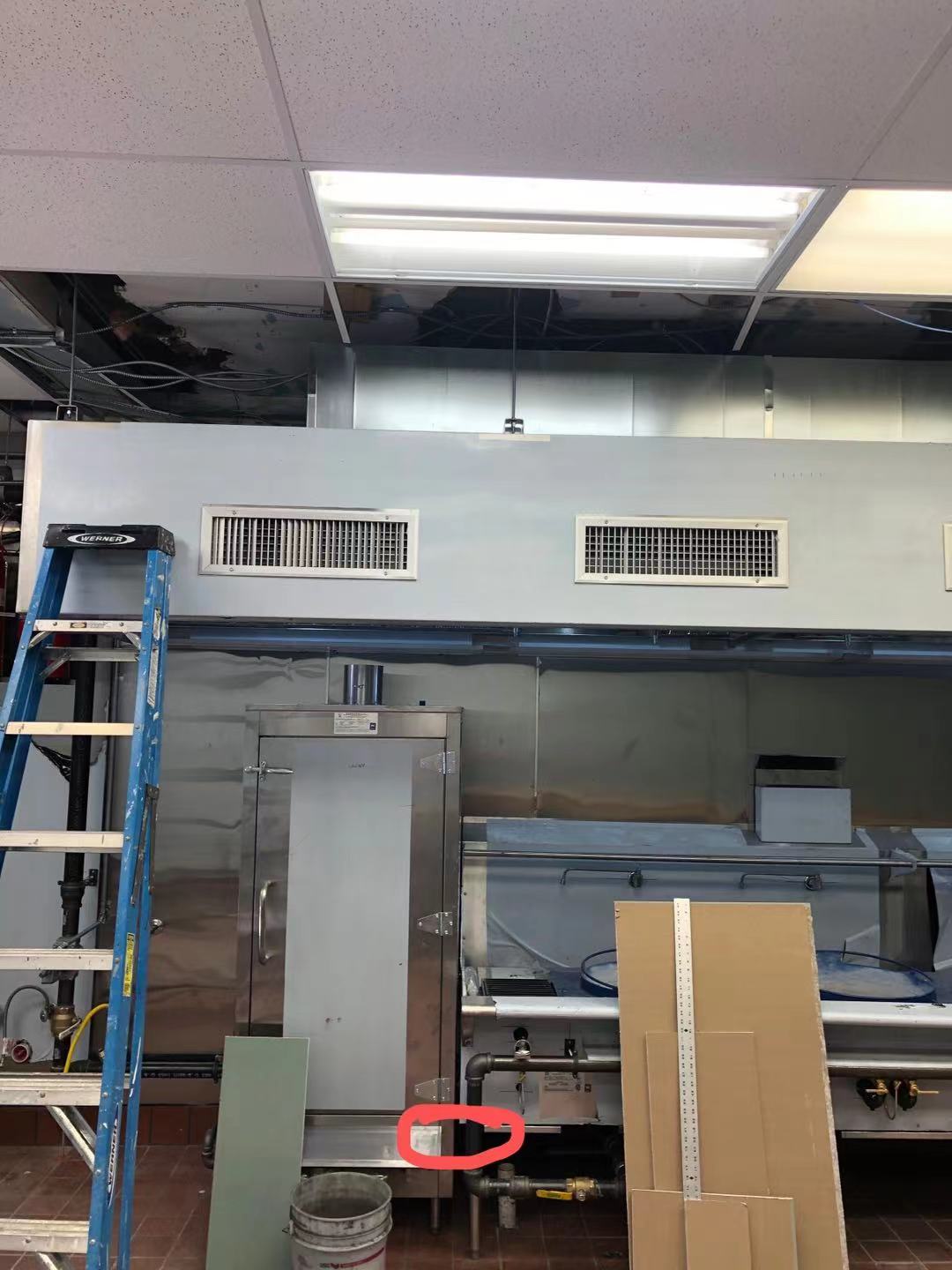 Chinese style commercial kitchen hood